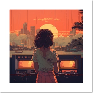 LofiVibes: Designs inspired by LoFi music Posters and Art